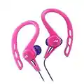 JVC HAECX20P Sports Clip Inner Ear Headphones, Pink