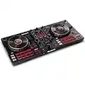 Numark Mixtrack Platinum FX - DJ Controller For Serato DJ with 4 Deck Control, DJ Mixer, Built-in Audio Interface, Jog Wheel Displays and FX Paddles