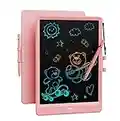 Bravokids Toys for 3-6 Years Old Girls Boys, LCD Writing Tablet 10 Inch Doodle Board, Electronic Drawing Tablet Drawing Pads, Educational Birthday Gift for 3 4 5 6 7 8 Years Old Kids Toddler (Pink)