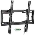 Perlegear Supporto TV Parete Inclinabile, Staffa da Parete per TV da 26"-65", Max VESA 400x400, Supporto TV Ultra Resistente 45kg