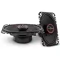 DS18 G4.6Xi GEN-X 4x6 2-Way Coaxial Speakers 135 Watts Max Power 45 Watts RMS 4-Ohm Mylar Dome Tweeters with Neodymium Magnet - Clarity Unparalled by Other Speakers in Their Class - 2 Speakers