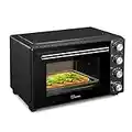 Mini Oven | 35 Lliters |Toaster Oven | Electric Oven | Oven | Small Oven | Double Glass Door | Removable Crumb Tray | Interior Lighting | 3D Recirculation | 1700 Watts