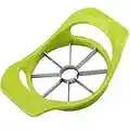 Starchef Apple Fruit Cutter,Slicer,Divider,Corer,Wedger,Stainless Steel,Slicer for Apples,Pears,Fruits,Ergonomic Handle, Easy Grip, Sharp Blade,Large(8 Slices,Green)