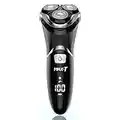 Men's Electric Shaver - MAX-T Corded and Cordless Rechargeable 3D Rotary Shaver for Men, Electric Razor Men with Pop-up Sideburn Trimmer Wet and Dry with Wall Adapter 100-240V