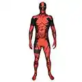 Morphsuits MLDPL Marvel Ganzkörperkostüm, Deadpool Luxus, L