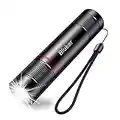 Blukar Lampe Torche LED Rechargeable, Lampe de Poche LED Ultra Puissante Lampe Tactique, 4 Modes d'éclairage, Zoomable pour Enfant Cadeau/Camping/Randonnée/Urgence/Coupure de Courant