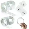 Millennium 8 Pcs Balloon Arch Tape Kit with Balloon Garland Strips & Glue Dots, Self-Adhesive Hooks & Fishing Wire for Birthday Party Decorations