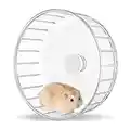 BUCATSTATE Ruota Criceto, 14cm Super Silenziosa Ruota da Corsa Trasparente per Criceti Piccoli Animali Domestici Criceto Gerbil