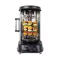 Quest 34020 Electric Rotisserie Grill / Cooks Kebabs, Skewers and Roasts / 60 Minute Timer / Sliding Glass Door / Auto Shut-Off / 1500 W