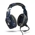 Trust Gaming Headset GXT 488 Forze-B - Offiziell Lizenziert für Playstation - PS4 und PS5 Headset mit Klappbarem Mikrofon und Einstellbarem Kopfbügel, 3.5mm, Over-Ear Kopfhörer mit Kabel - Blau