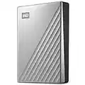 WD 2TB My Passport Ultra for Mac Silver Portable External Hard Drive HDD, USB-C and USB 3.1 Compatible - WDBPMV0040BSL-WESN