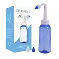 CROING (300ml Bouteille Douche Nasale/Irrigation Nasale/Sinus Rinse/Lavage Nasale/Neti Pot/Lavage de Nez