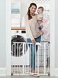Regalo Easy Step 38.5-Inch (97.75cm) Extra Wide Baby Gate, Bonus Kit, Includes 6-Inch (15.25cm) Extension Kit, 4 Pack Pressure Mount Kit and 4 Pack Wall Mount Kit