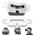 Geekria 100 Piezas VR máscara Facial desechable, Protector desechable para Oculus Quest VR, previene los Ojos (Blanco)