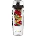 Fruit Infuser Water Bottle - 32 oz Large, Leakproof Plastic Fruit Infusion Water Bottle for Gym, Camping, and Travel