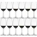 UMI UMIZILI 12 Ounce - Set of 12, Classic Durable Red/White Wine Glasses For Party