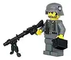 Modern Brick Warfare German WW2 MG34 Soldier Custom Minifigure