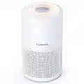 Air Purifiers for Bedroom, FULMINARE H13 True HEPA Filter, Quiet Air Cleaner With Night Light, Portable Small Air Purifier for Office Living Room, Remove 99.97% 0.01 Microns Dust, Smoke, Pollen