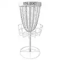 Viking Discs Royal Basket Disc Golf Basket 143 cm de Altura Aprobada por la PDGA para Competiciones de Nivel B - 24 Cadenas en Dos Filas, Fuertes y Estables