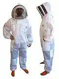 Bee Suit Air Mesh Ultra Ventilated Beekeeping Suit bee suit bee keeping wasp suit beekeeper protection (3XL)