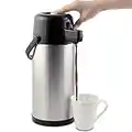 Airpot Coffee Carafe - TOMAKEIT 3L(102 Oz) Airpot Beverage Dispenser Insulated Stainless Steel Large Coffee Thermal - Pump Action Airpot for Hot/Cold Water