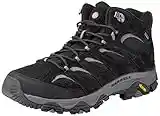 Merrell Herren Moab 3 Mid GTX Wanderschuhe, Black/Grey, 48 EU