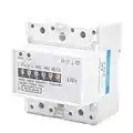 Contatore Elettrico 220V/230V su Guida DIN Contatore Elettrico Monofase 2 Fili 4P Wattmeter Energy Meter 10-40A