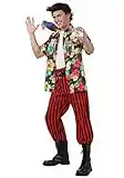 Ace Ventura Fancy Dress Costume with Wig Small