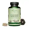 Ajo Negro 11.250 mg Vegavero® | 1.5 mg Allicin | SIN ADITIVOS NI OLOR | Tension Arterial + circulación + Colesterol | 100% Vegano | Allium Sativum | 120 Capsulas