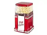 Beper Macchina per Popcorn, Popcorn in 3 Minuti, No Grassi, Circolazione di Aria Calda, Potenza 1200 W Rosso