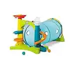 Little Tikes - Tunnel d'Attività 2-in-1, Con Scivolo per Palline, Finestre, Suoni e Musica, Favorisce lo sviluppo e il gioco attivo, Facile da riporre, Con 5 palline di plastica, Età 1- 3 anni