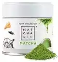 Té Matcha 100% Ecológico 30g [Grado Ceremonial]. Té Verde en Polvo Orgánico de Japón. Té Matcha Orgánico. Té Verde Matcha 100% Natural.