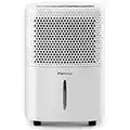 Pro Breeze 12L/Day Dehumidifier with Digital Humidity Display, Sleep Mode, Continuous Drainage and 24 Hour Timer - Ideal for Damp, Condensation and Laundry Drying