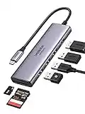 UGREEN Hub USB C HDMI 4K 60Hz Adaptateur Type C Compatible avec MacBook Pro Air M2 M1 iMac iPad Pro XPS, 6 en 1 Dock Multiple Ports USB 3.0 Carte SD MicroSD, pour PC Portable Tablette Téléphone