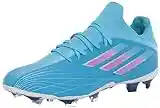 adidas Unisex X Speedflow.2 Firm Ground Soccer Shoe, Sky Rush/Team Shock Pink/White, 9.5 US Men