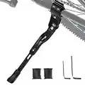 toptrek Fahrradständer Einstellbarer Universal Hinterbauständer Aluminiumlegierung Fahrrad Ständer Anti-Rutsch Seitenständer für 24-28 Zoll Mountainbike/Rennrad/BMX/MTB