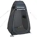 SONGMICS Pop-up-Zelt, Toilettenzelt, Umkleidezelt, für Outdoor, Camping, Angeln, Strand, Dusche, Toilette, Tragetasche mit Reißverschluss, dunkelgraublau GPT01GY