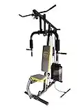 D PRO T Home Multi Gym 50KG Plates Preacher Pulley Exercise Machine Lats