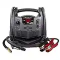 Schumacher SJ1332 Rechargeable AGM Jump Starter for Gas Diesel Vehicles - 1200 Amps with Air Compressor and AC, 12V DC, USB Power Station