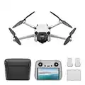 DJI Mini 3 Pro (DJI RC) + Fly More Kit Plus – Lightweight Camera Drone with 4K/60fps Video, 2 More Batteries Provide Up to 94-mins Flight Time, Tri-Directional Obstacle Sensing, Drone for Beginners