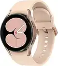 Samsung Galaxy Watch4 BT, Reloj Inteligente Redondo Bluetooth, Wear OS, Bisel Giratorio, de Fitness, rastreador de Fitness, 40 mm, Oro Rosa