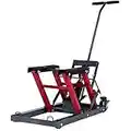 Goplus Motorcycle ATV Hydraulic Scissor Lift Jack Stand Quad Dirt Street Bike Hoist 1500 Lbs