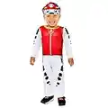 Amscan 9909107 Marshall Costume d'Halloween pour bébé 8-24 Paw Patrol cartoon DEGUISEMENT, Rouge, 18-24 mois