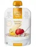 Love Child Organics Brekky Blends, Bananas, Apples, Pumpkin, Cardamom, Baby Food, 128ml Pouch Puree (12 Pack), 6 months plus