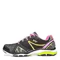 Ryka Damen Vida RZX Trainingsschuhe, Schwarz Pink/Lime Blaze, 37.5 EU