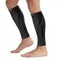 CAMBIVO 2 Pairs Calf Compression Sleeve Men & Women, Shin Splints Support and Calf Support Sleeves, Compression Leg Socks for Running Sports, Flight, Hiking,Cycling