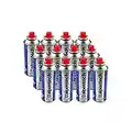 ALPENTECH - Pack de 12 cartouche gaz 250g butane Bouteille de gaz UN2037 pour réchauds et désherbeurs thermiques