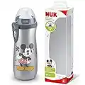 NUK Disney Tasse pour enfant Sports Cup | À partir de 36 mois | Bec verseur étanche avec poussoir | Attache et capuchon de protection | Sans BPA | 450 ml | Mickey Mouse