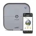Orbit B-hyve 57915 Smart 4-Station WiFi Sprinkler System Controller, 4-Zone, Gray