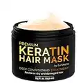 SUNATORIA Keratin Hair Mask - Professional Treatment for Hair Repair, Nourishment & Beauty - Hair Mask for All Hair Types - Vitamin Complex with Omega 3, 9, Vitamin E - Protein Nourishment Masque - Keratin Treatment